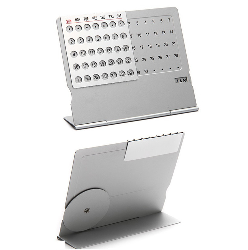 M size Aluminium Perpetual calendar