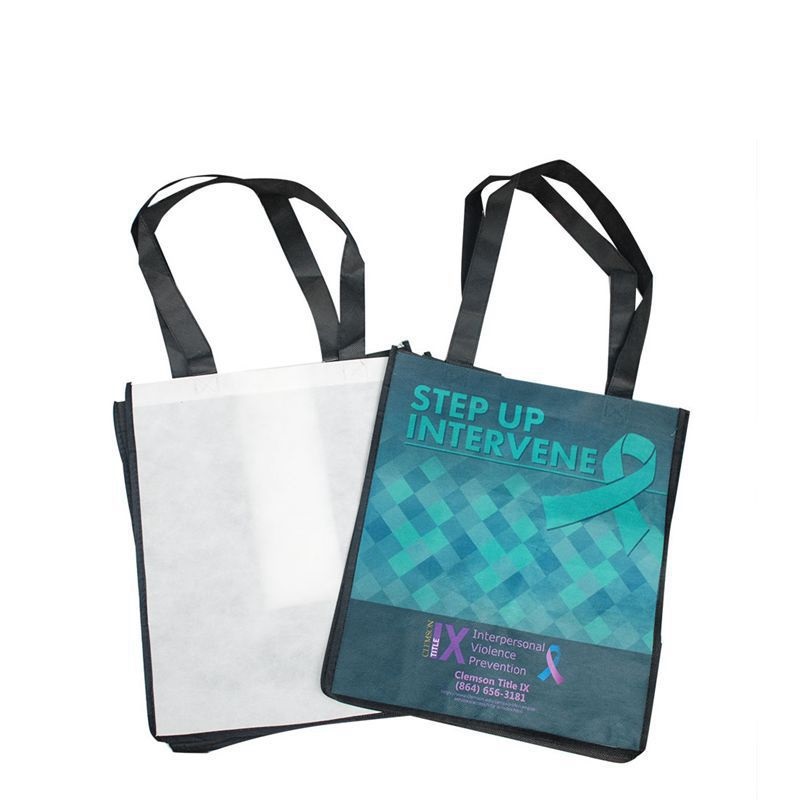 One side Heat transfer printing Laminated Pet Tote Shopping Bag