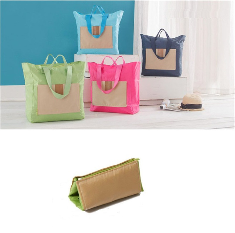 Portable Folded Polyester Shopping Bag  