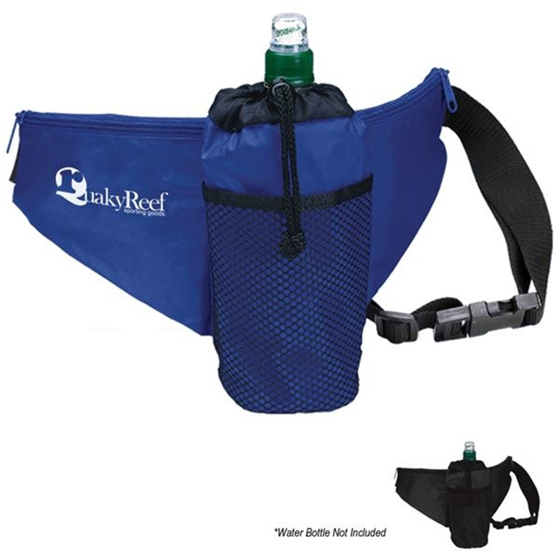 Water Bottle Fanny Pack In 70D Nylon