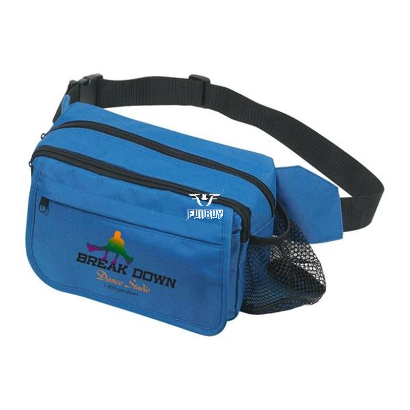 Happy Travels Fanny Pack in 600D Polyester