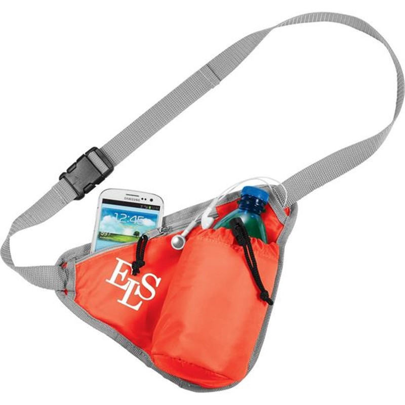 Insulated Sport Bottle Fanny Pack in 210D Polyester