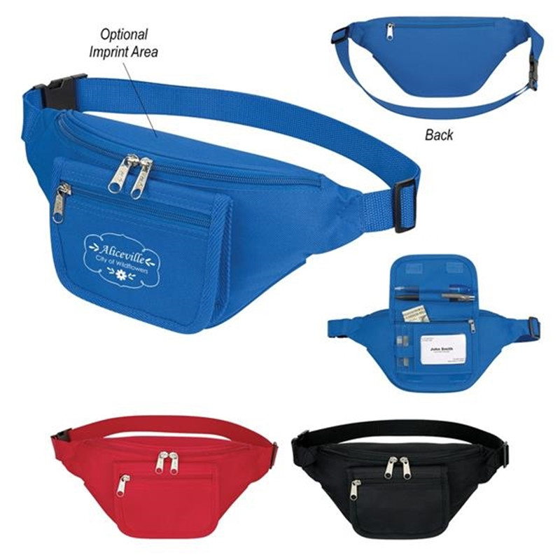 Fanny Pack With Organizer in 420D Polyester