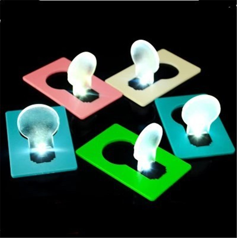 Bulb Shape LED Credit Card Light       