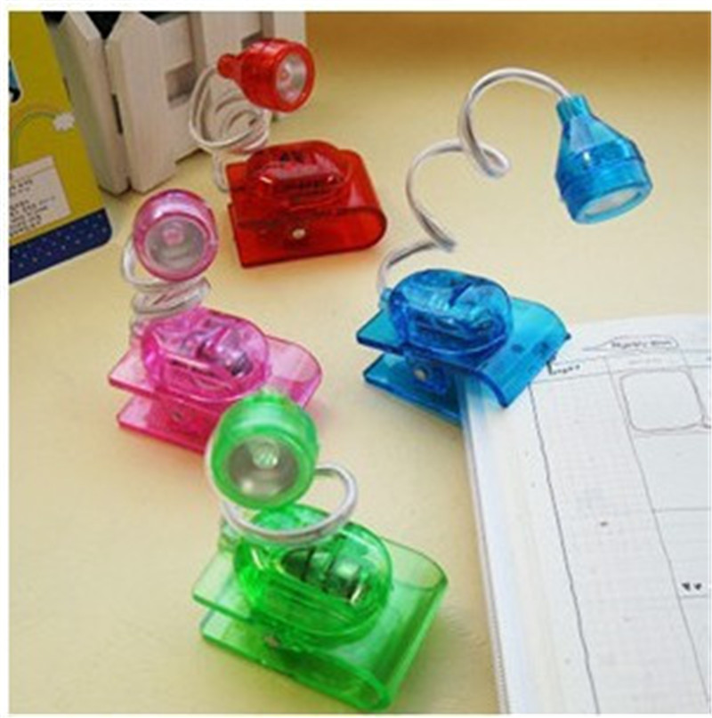 ​Plastic mini clip reading led book light