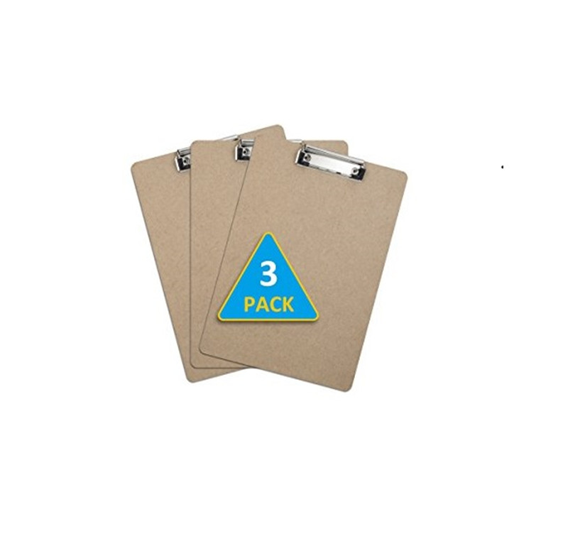 3Packs/box Letter Size MDF Clipboard