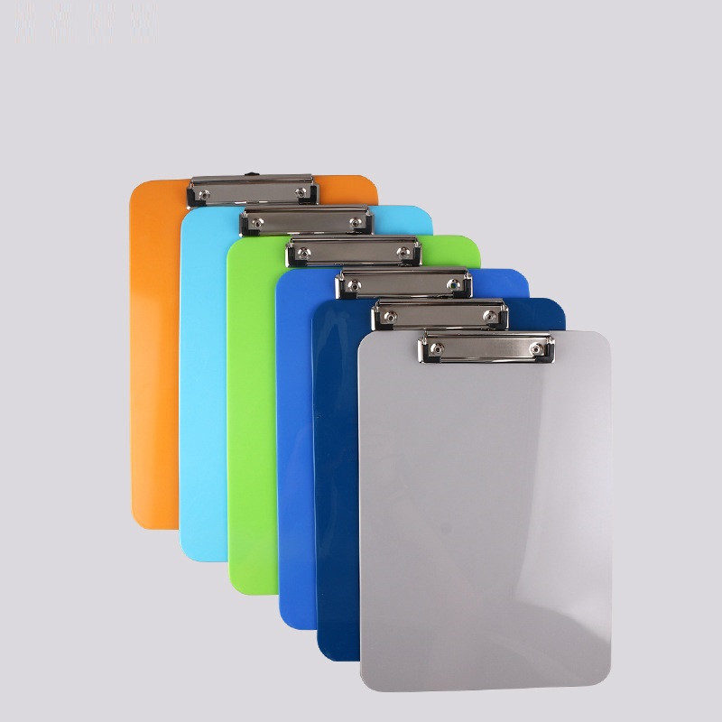 Matte Surface Plastic Clipboard with Low-profile clip