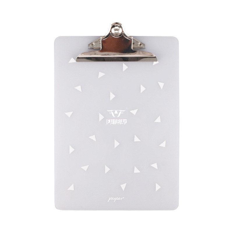Full color UV printing  Plastic Clipboard  With Butterfly Clip                                                                                                                       