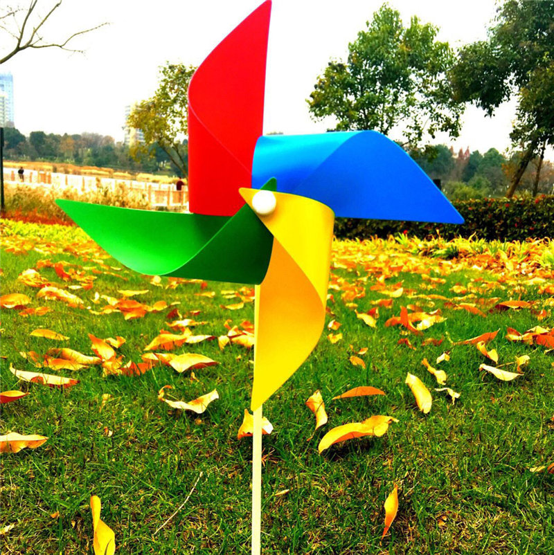 Popular diy toy plastic windmill