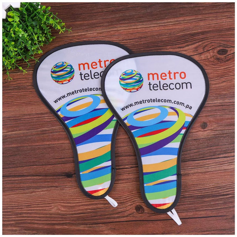  Foldable Nylon Hand Fans flying disc