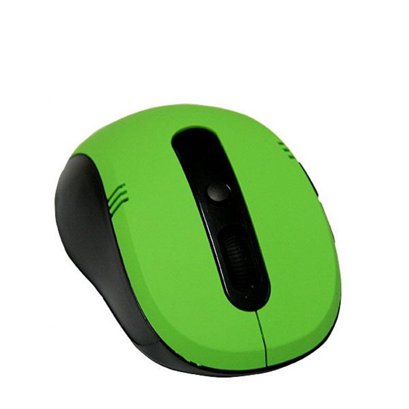  Green color Mini wireless optical mouse