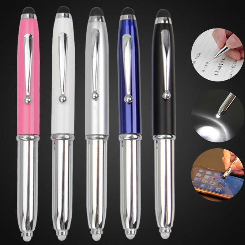 Touch Screen Stylus Ball Pen with LED light