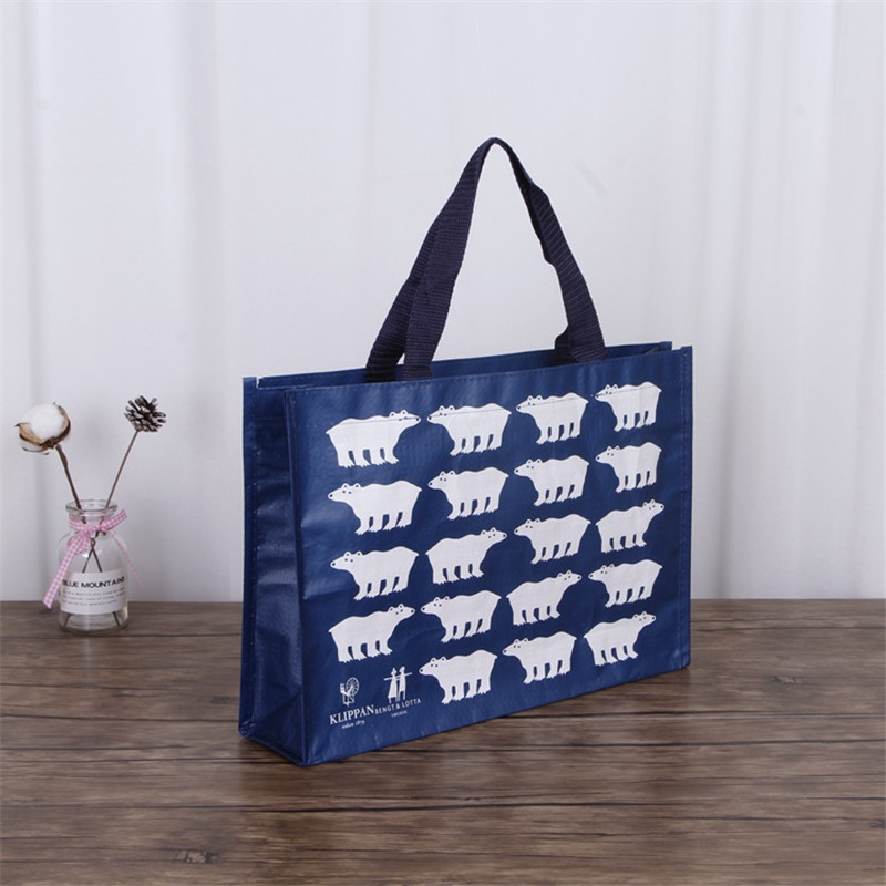  Promotional Laminated pp woven shopping bag                                                    